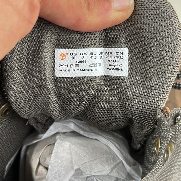 NIB Timberland White Ledge Mid Ankle Boot Dark Brown - Picture 9 of 12